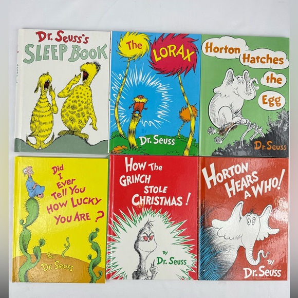 Dr. Seuss Other - Vintage 1960-70’s Dr. Seuss Collection of 6 Children’s Books